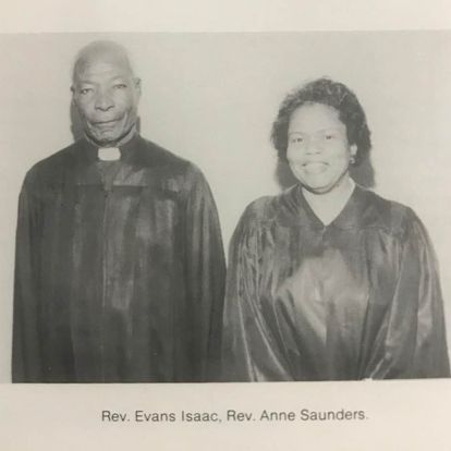 Reverend Evans Isaac and Reverend Anne Saunders