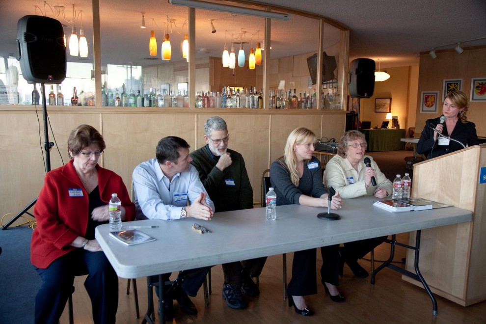 Panel, left to right: Lorraine Howell, Milan Heger, Dexter Chapin, Kristin Morris, Sheryn Hara